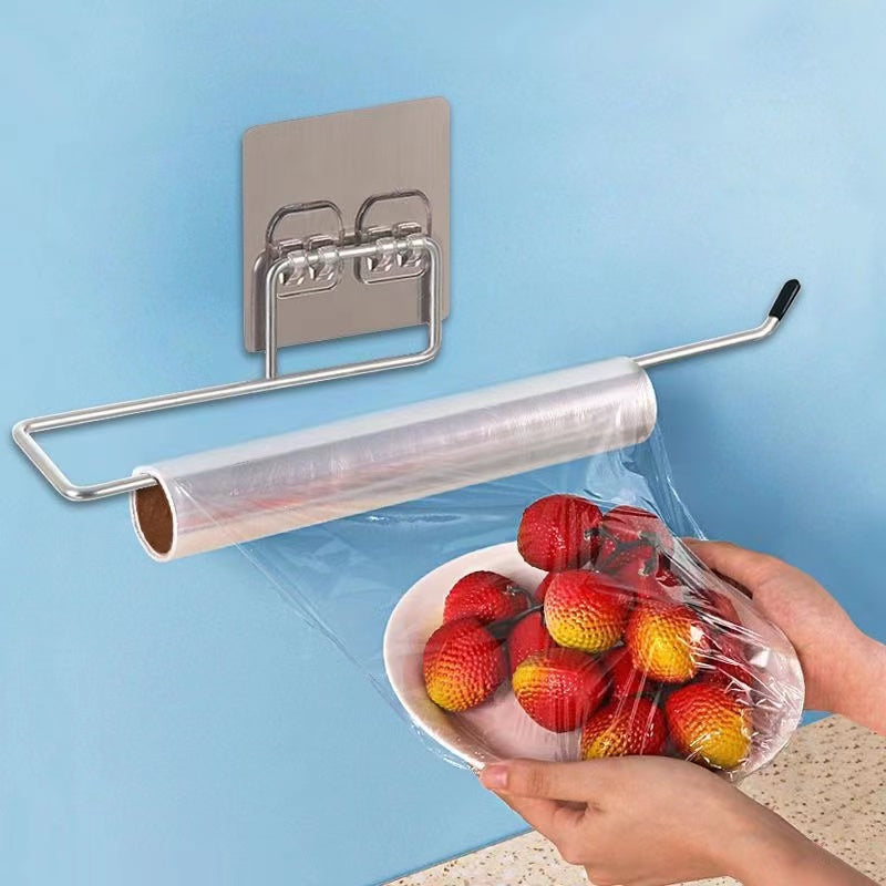 Stainless Steel Wall-Mounted Paper Towel Holder - Versatile Kitchen &